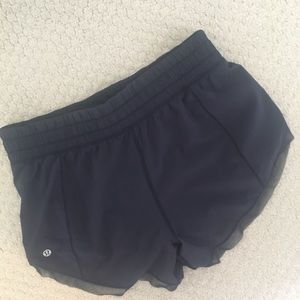 Navy Lululemon Shorts - Size 8